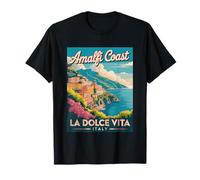 Costiera Amalfitana La Dolce Vita Italia Bellezza scenica Maglietta