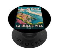 Costiera Amalfitana La Dolce Vita Italia Bellezza scenica PopSockets PopGrip Adesivo