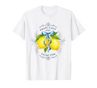 Costiera Amalfitana Limoni Capri Club Sociale Italiano Femminile Maglietta