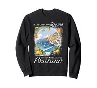 Costiera Amalfitana Viaggi Italiani Limoni Positano Costa D´amalfi Felpa