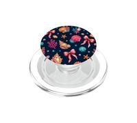 Costiera Tidepool Conchiglie Fiocchi Rosa Mare Profondo Estate PopSockets PopGrip per MagSafe