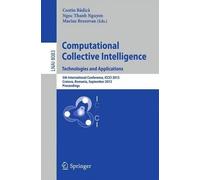 Costin Badica Computational Collective Intelligence. Technologies an (Tascabile)