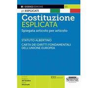 Costituzione esplicata. Spiegata articolo per articolo