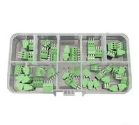 Costo efficiente 50PCS DG308 Morsettiera Kit KF128 2 54mm, facile da usare connettore a vite per circuiti stampati