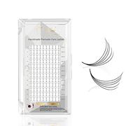Costory Estensioni delle Ciglia Volume Russo Long Stem Larghezza Stretta Premade Fans Eyelash Extensions Risparmia Tempo Professionali Naturale Ciglia Finte (Spessore 0.07mm C Curl 11mm 4D)