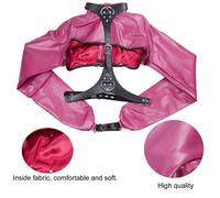 costrittivo Camicia di forza bi-color bondage sadomaso seni scoperti sexy