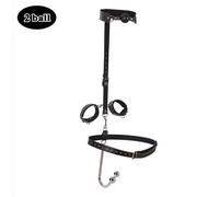 Costrittivo GAG SADOMASO POLSINI DILDO ANALE DOPPIA SFERA METAL SESSO BUTT anal