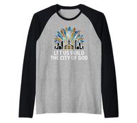 Costruiamo la Città di Dio Cristiana Maglia con Maniche Raglan