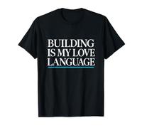Costruire è Il Mio linguaggio d'Amore Divertente Mark Programmer Codifica Maglietta