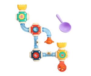 Costruire Giocattoli Da Bagno Per Bambini - Kit Di Montaggio Educativo Per Tubi 'acqua Fai-da-te | Giocattoli Da Bagno Da Costruzione STEM, Per I Più Piccoli 3+ Regali Di Compleanno Creativi Per L