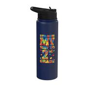 Costruire la mia strada per la seconda elementare 100 giorni di scuola Stainless Steel Insulated Water Bottle