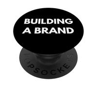 Costruire un marchio Bold Minimal Creator Typography PopSockets PopGrip Adesivo