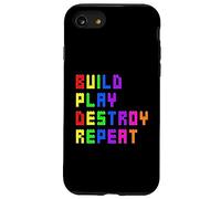 Costruisci Gioca Distruggi i blocchi di costruzione Master Builder Engineer Custodia per iPhone SE (2020) / 7/8