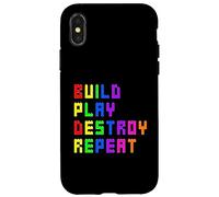 Costruisci Gioca Distruggi i blocchi di costruzione Master Builder Engineer Custodia per iPhone X/XS