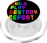 Costruisci Gioca Distruggi i blocchi di costruzione Master Builder Engineer PopSockets PopGrip per MagSafe