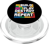 Costruisci Gioca Distruggi Ripeti Block Brick Master Builder PopSockets PopGrip per MagSafe