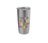 Costruisci Gioca Distruggi Ripeti Kid Block Building Brick Builder Bicchiere termico in acciaio inox doppia parete