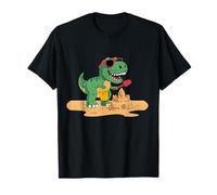 Costruisci il tuo Dino-Sandcastle Happy Summer Maglietta