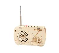 Costruisci un Kit Radio Radio In Legno Set di Apprendimento Elettronico Giocattoli Interattivi per Costruire Esperimenti Scientifici Kit Elettronici
