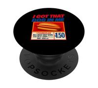 Costruito antage diverso ho ottenuto quel cane in me hot dog PopSockets PopGrip Adesivo