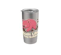 Costruito come un piccolo bulldozer Wombat Forza Bicchiere termico in acciaio inox doppia parete