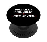 Costruito come una missione secondaria combatte come un boss divertente gamer PopSockets PopGrip Adesivo