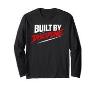 Costruito da Discipline Motivational Streetwear - Mindset Forte Maglia a Manica