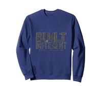 Costruito Diverso: Ho Quel Cane Dentro di Me Felpa, Unisex per Adulti, Navy, L