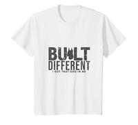 Costruito Diverso: Ho Quel Cane Dentro di Me Maglietta, Bambini, Bianco, 2 Anni