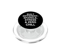 Costruito diverso: scintilla, stress & amp; zero freddo Sarcastico PopSockets PopGrip per MagSafe