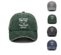 Costruito nel cappello degli anni Quaranta, originale non restaurato tutte le parti ancora in ordine classico stampa berretti da baseball cappelli per uomo donna, Verde, 1