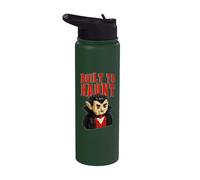 Costruito per infestare un mattone o scherzetto di Halloween da vampiro Stainless Steel Insulated Water Bottle