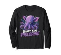 Costruito per la Pressione Dumbo Octopus Deep Sea Graphic Maglia a Manica