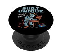 Costruito Umorismo robot per lo più rotto unico PopSockets PopGrip Adesivo