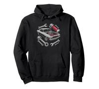 Costruttore Auto Progetto Garage Weekend Costruzione Felpa con Cappuccio