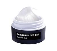 Costruttore Effetto Satinato | Gel Scolpitura Unghie 15g - Bianco Perlescente Modellante 3D -, Manicure, Centro Estetico, Casa, Matrimonio, Festa