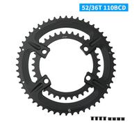 Costruzione aerodinamica in alluminio in queste corone doppie migliora la veloci