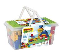 COSTRUZIONE BASE CESTINA GIOCO EDUCATIVO 120 PEZZI INCASTRO BAMBINI CREATIVITÀ A