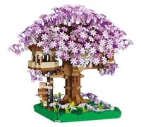 Costruzione Dell'albero Di Sakura,1109 Pezzi Set di Costruzione da Giardino in Fiore di Ciliegio, Assemblato Albero Di Fiori Carino Mini Set Di Costruzioni Fai Da Te Per Adulti, Idee Regalo