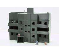 Costruzione di lastre sovietiche - Zona Alfa Wargaming Terrain - Chernobyl - Edificio appartamenti - Tavolo stampato 3D - 28 mm - 15 mm (15 mm)