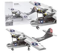 Costruzione di un modello di aereo PBY-5A Catalina 364 pezzi