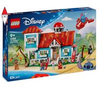 LEGO Disney Casa sulla Spiaggia di Lilo e Stitch Modellino con 6 Stanze Osservat