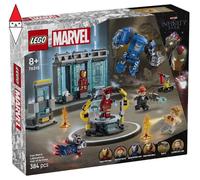 COSTRUZIONE LEGO LABORATORIO DI IRON MAN SALA DELLE ARMATURE