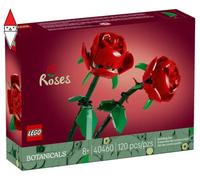 LEGO Botanicals Rose - Set da Costruire di Fiori Finti - Decorazione Floreale da Casa o da Scrivania - Gioco della Natura per Bambine, Bambini e Adolescenti da 8 Anni - Regalo di Compleanno - 40460