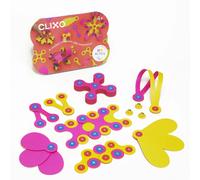 Costruzione magnetica CLIXO Crew Rosa e Gialla 30 pezzi