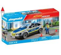 Playmobil action heroes 71729 - auto della polizia per bambini dai 4 anni