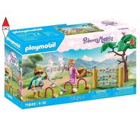 COSTRUZIONE PLAYMOBIL GIARDINO CON GIOCHI E PRINCIPINI