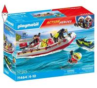 COSTRUZIONE PLAYMOBIL GOMMONE DEI POMPIERI E AQUASCOOTER
