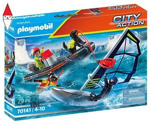 COSTRUZIONE PLAYMOBIL GOMMONE DELLA GUARDIA COSTIERA
