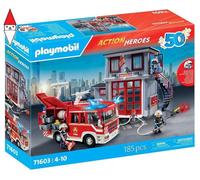 COSTRUZIONE PLAYMOBIL MEGA SET DEI VIGILI DEL FUOCO